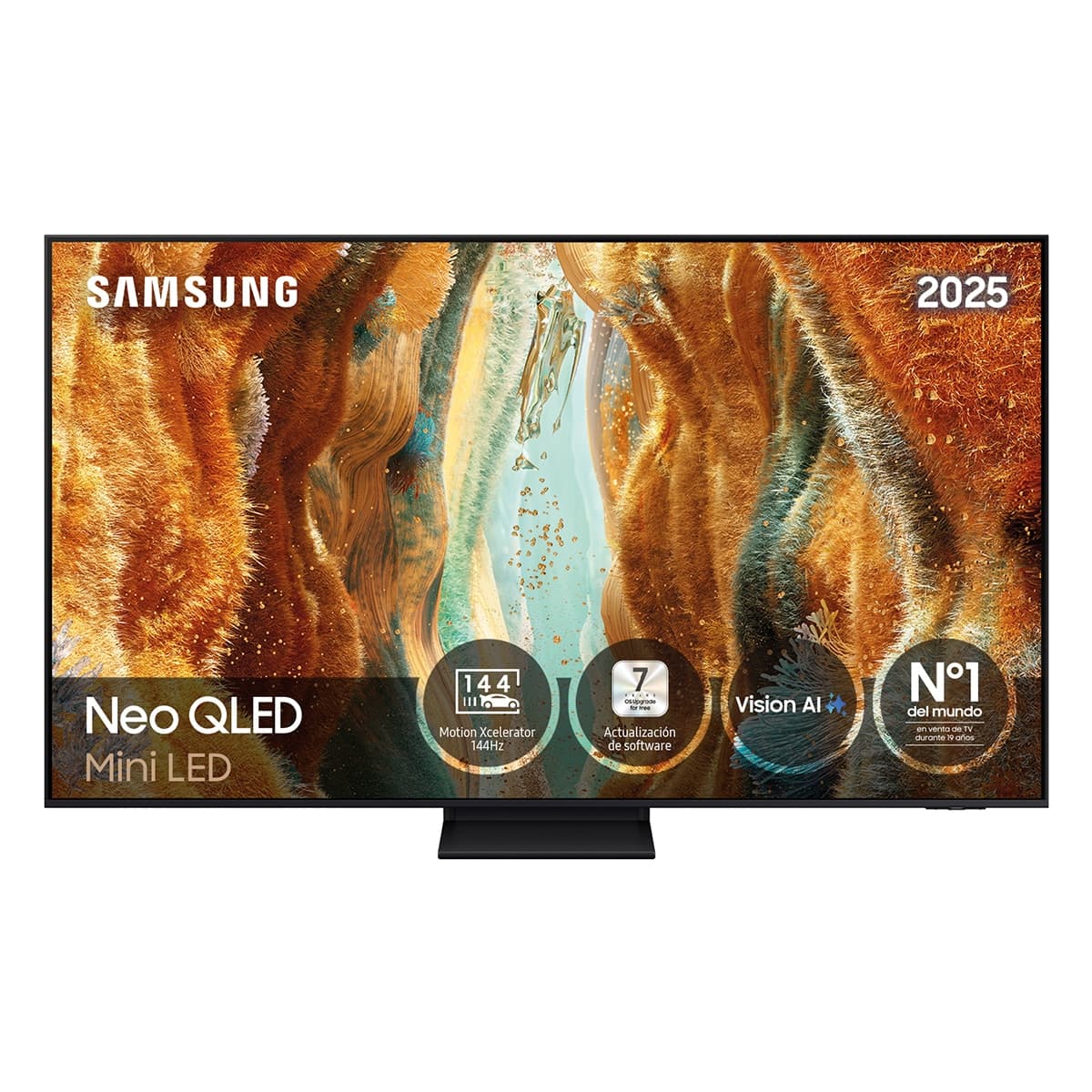 Samsung - TV Neo QLED Mini LED 139cm (55") Samsung TQ55QN74FATXXC 4K AI Upscaling Pro con Inteligencia Artificial Smart TV.