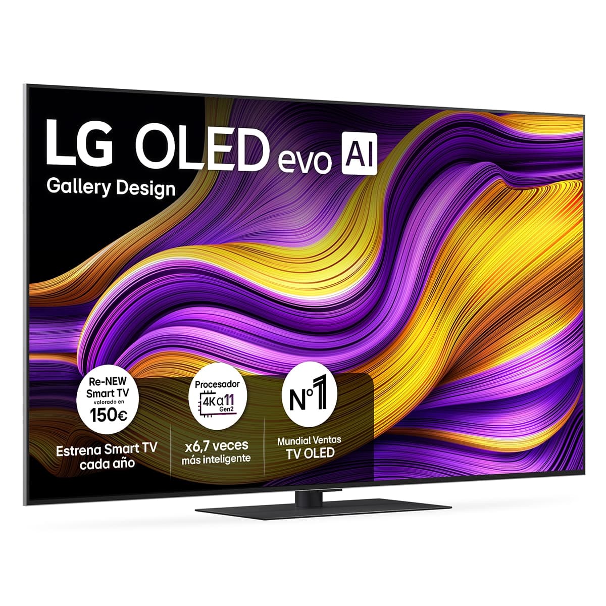 LG - TV OLED evo AI G5 164cm (65") LG OLED65G56LS, Smart TV 4K.