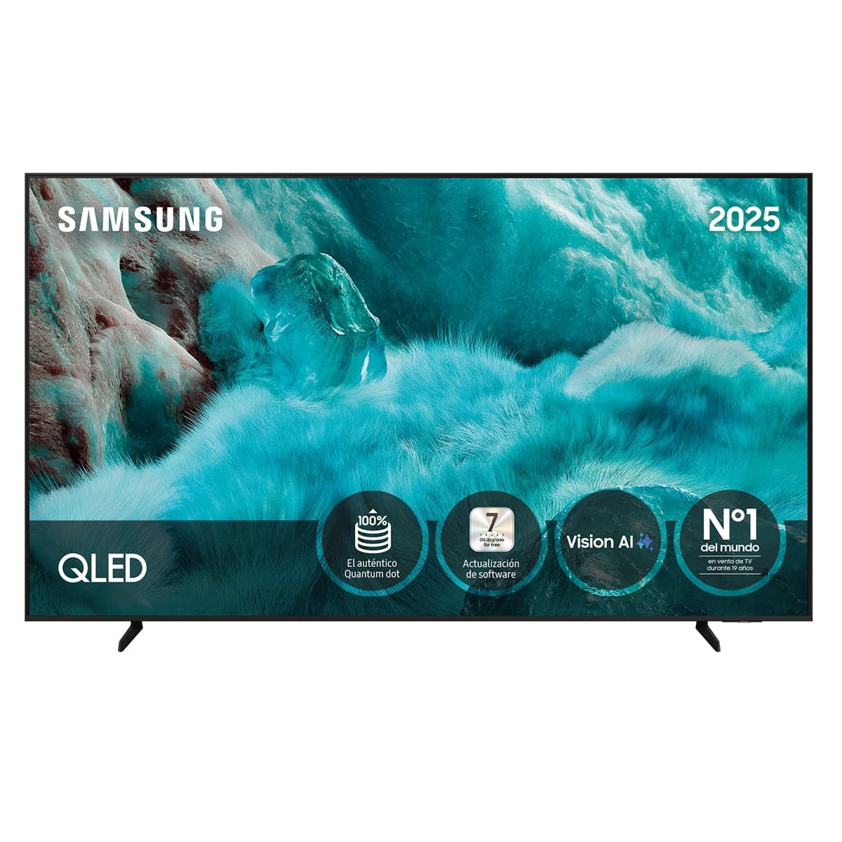 Samsung - TV QLED 163cm (65") Samsung TQ65Q7FAAUXXC 4K Vision AI Quantum dot Smart TV.