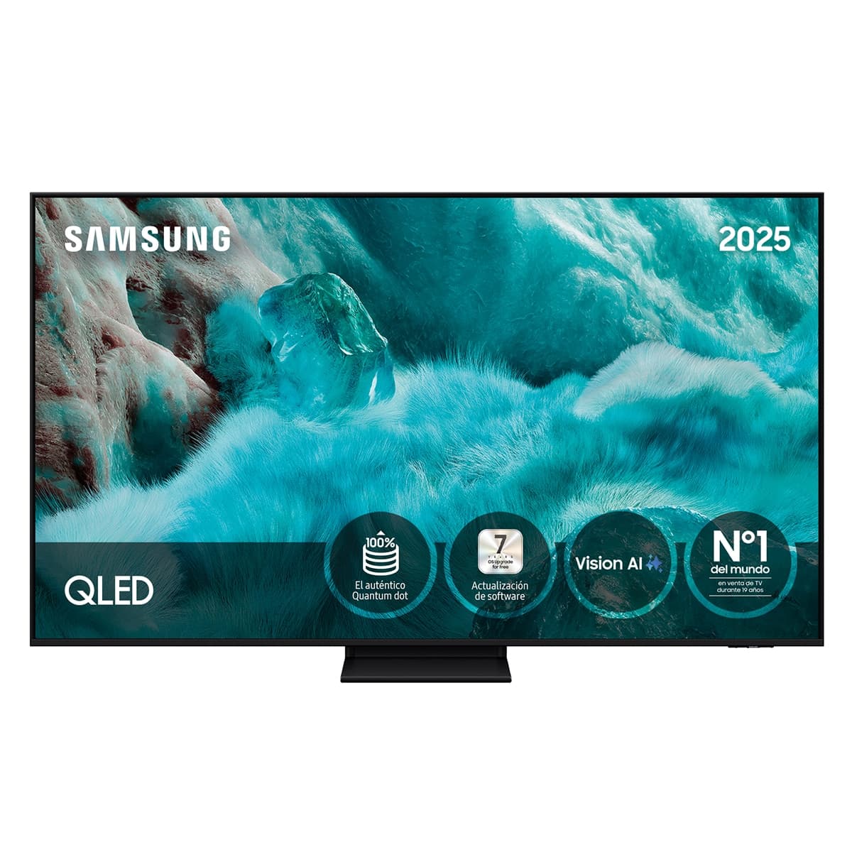 Samsung - TV QLED 189cm (75") Samsung TQ75Q7F5AUXXC, 4K Vision AI Quantum dot Smart TV.