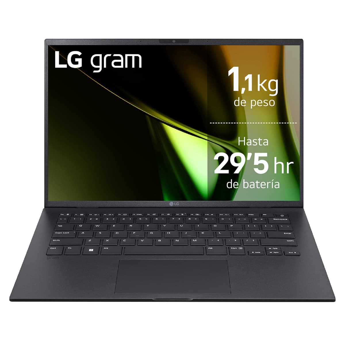 LG - Portátil LG gram 14Z90S-G.AD78B, Intel Core Ultra 7-155H, 32GB, 1TB SSD, 14", W11.