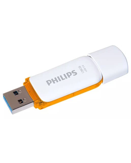 Philips - Pendrive Philips Serie Snow Edición Naranja USB 3.0 128 GB.