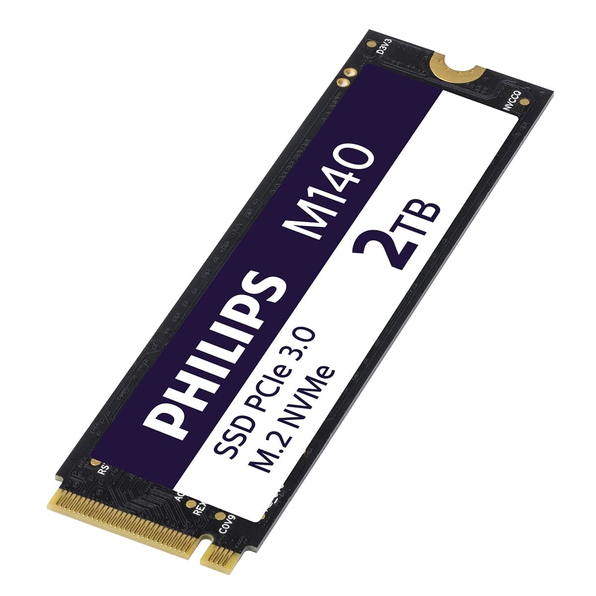 Philips - Disco SSD interno Philips M140, 2TB NVMe PCIe Gen 3 M.2 2280.