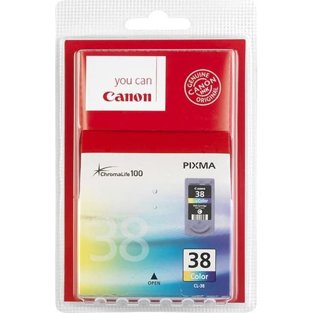 Canon - Cartucho de tinta original Canon CL-38 tricolor (2146B003).