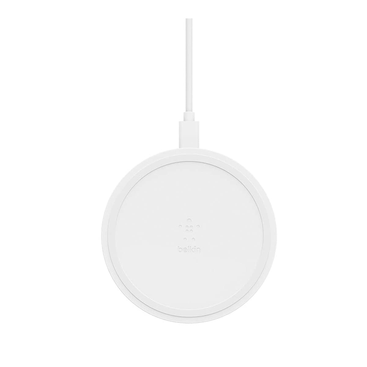 Belkin - Base de carga inalámbrica Belkin 10W blanca + Adaptador de CA.