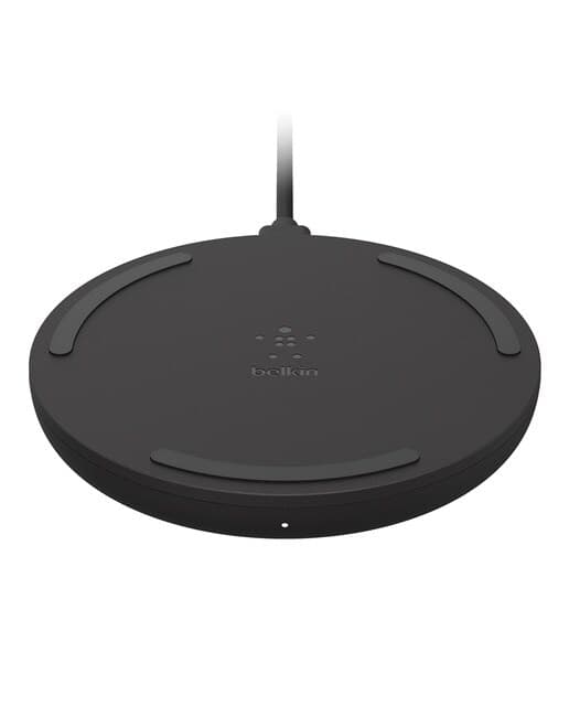 Belkin - Base de carga inalámbrica Belkin 10 W + cable + Adaptador de CA.