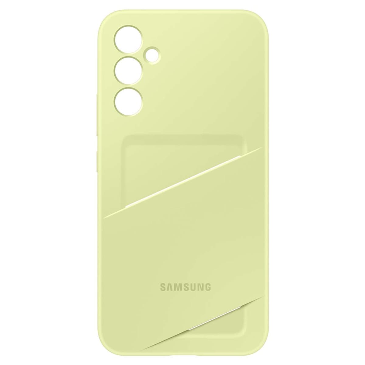 Samsung - Carcasa con tarjetero lima para Samsung Galaxy A34.