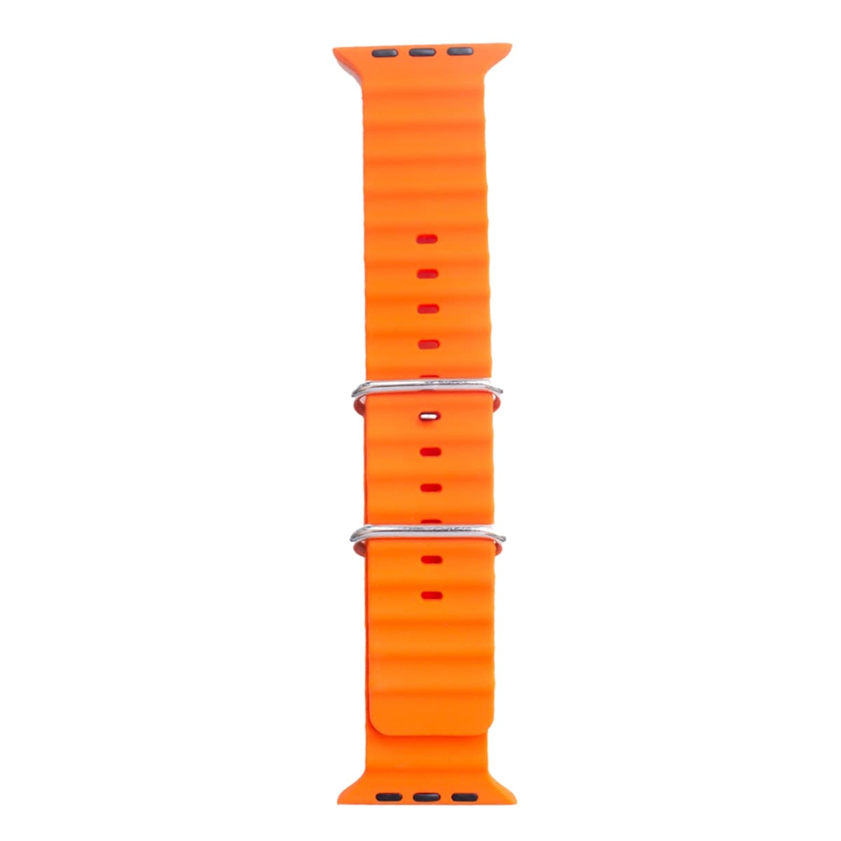 Friendly License - Correa de silicona Friendly License Ocean compatible Apple Watch 42-44-45 mm Naranja.