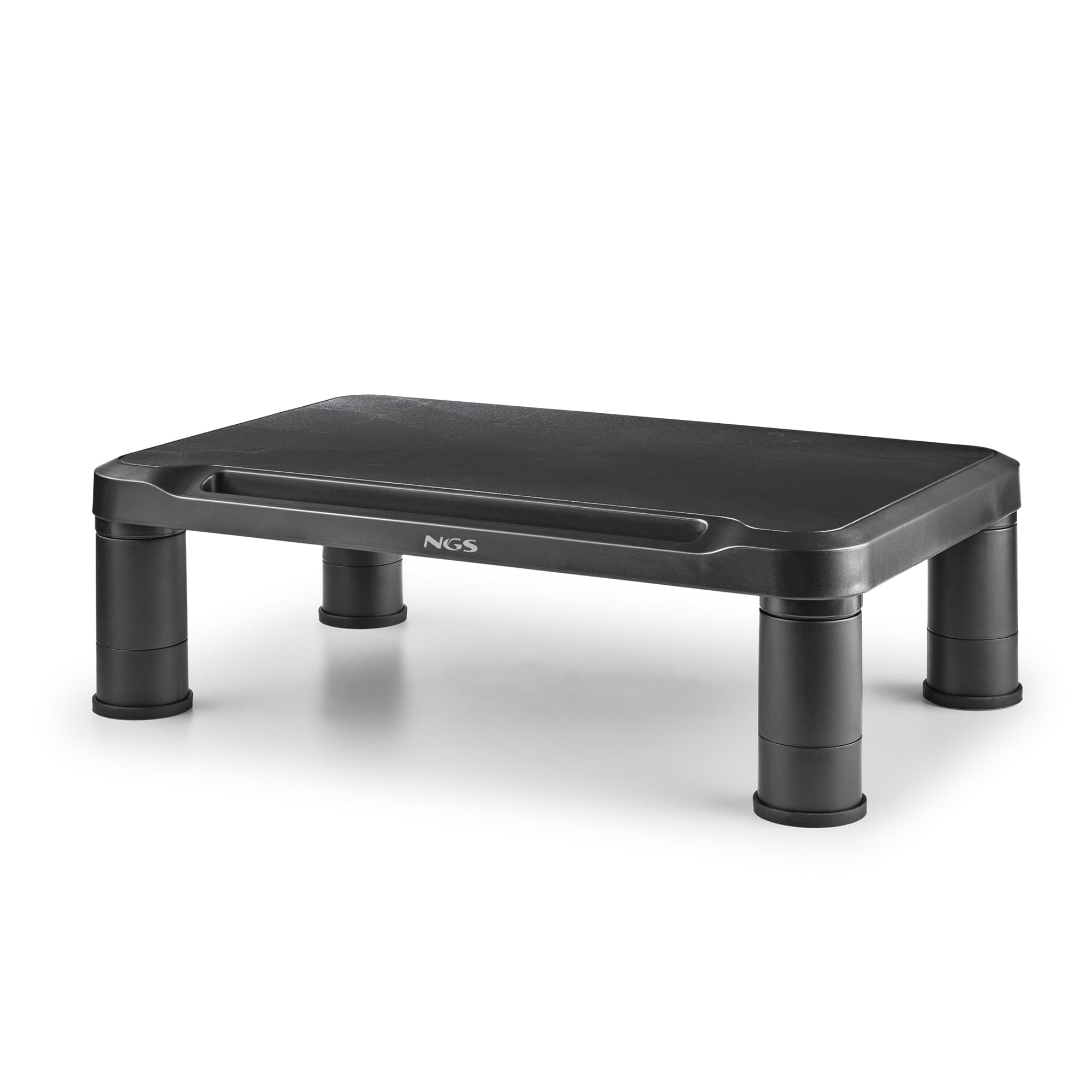 NGS - Soporte elevador para monitor de ordenador y portátil NGS SCREEN STAND Soporta hasta 20 kg.