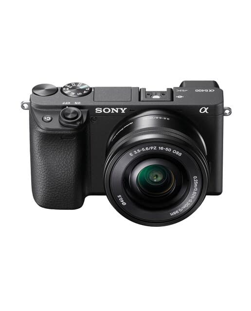 Sony - Sony Alpha 6400A. Cámara mirrorless APS-C con objetivo intercambiable 16-50 mm f-3.5-5.6 Power Zoom.