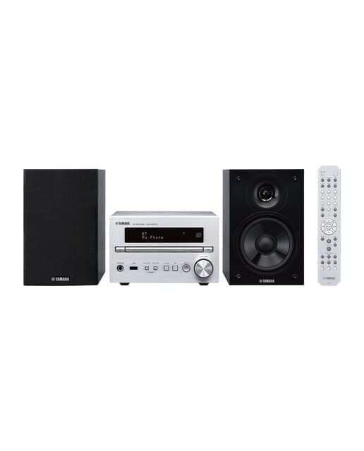 Yamaha - Microcadena Yamaha MCR-B270D Plata-Negro con CD, Bluetooth y USB.