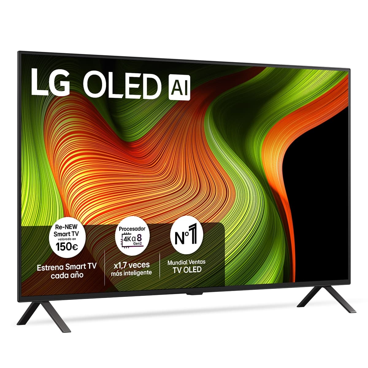 LG - TV OLED AI B5 139cm (55") LG OLED55B56LA, Smart TV 4K.