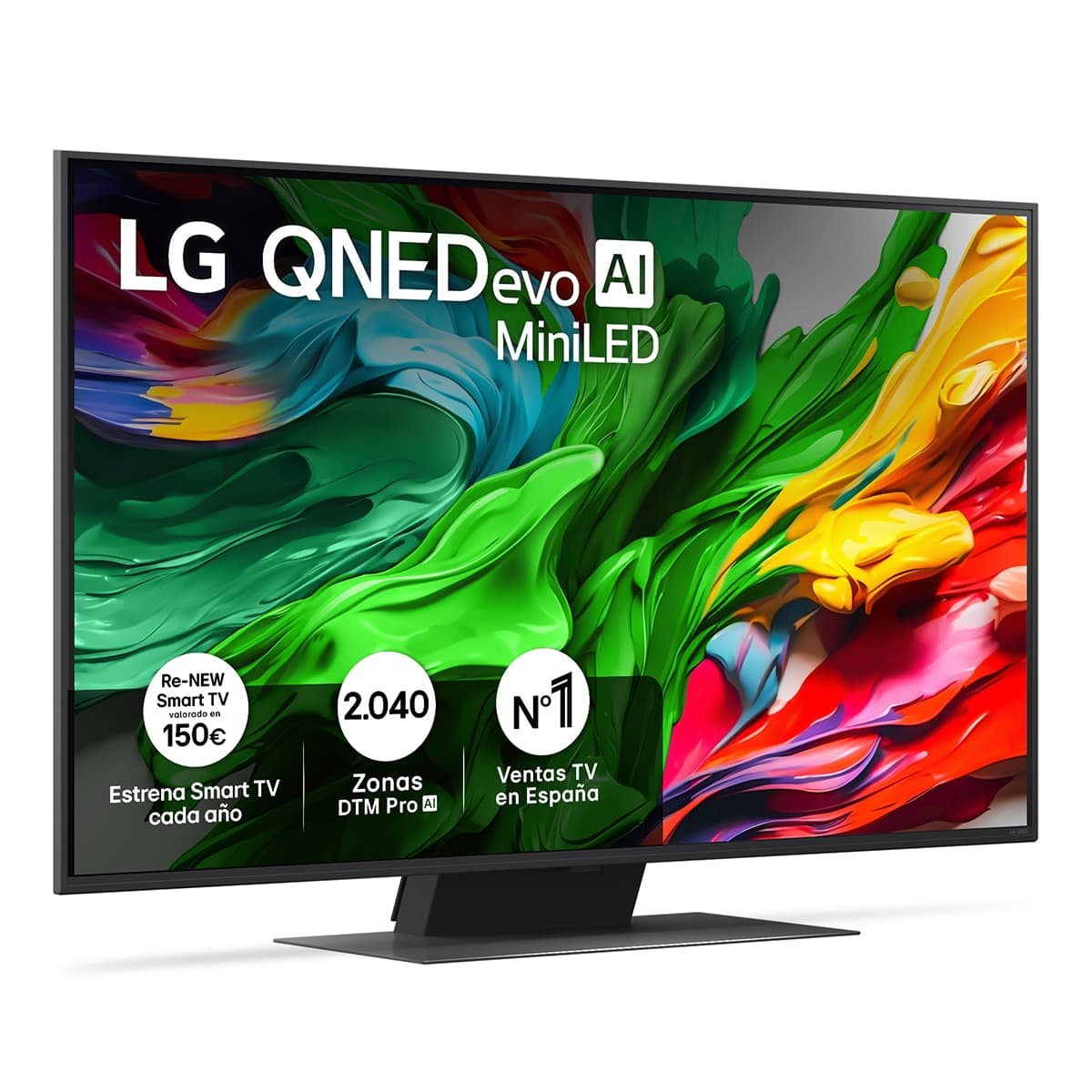 LG - TV QNED evo MiniLED AI 126cm (50") LG 50QNED86A6C, 4K Smart TV.