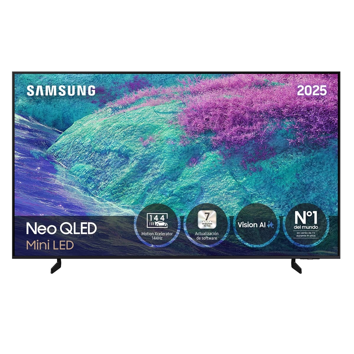 Samsung - TV Neo QLED Mini LED 138cm (55") Samsung QN1EF, UHD 4K, AI Upscaling Pro con Inteligencia Artificial, Smart TV.