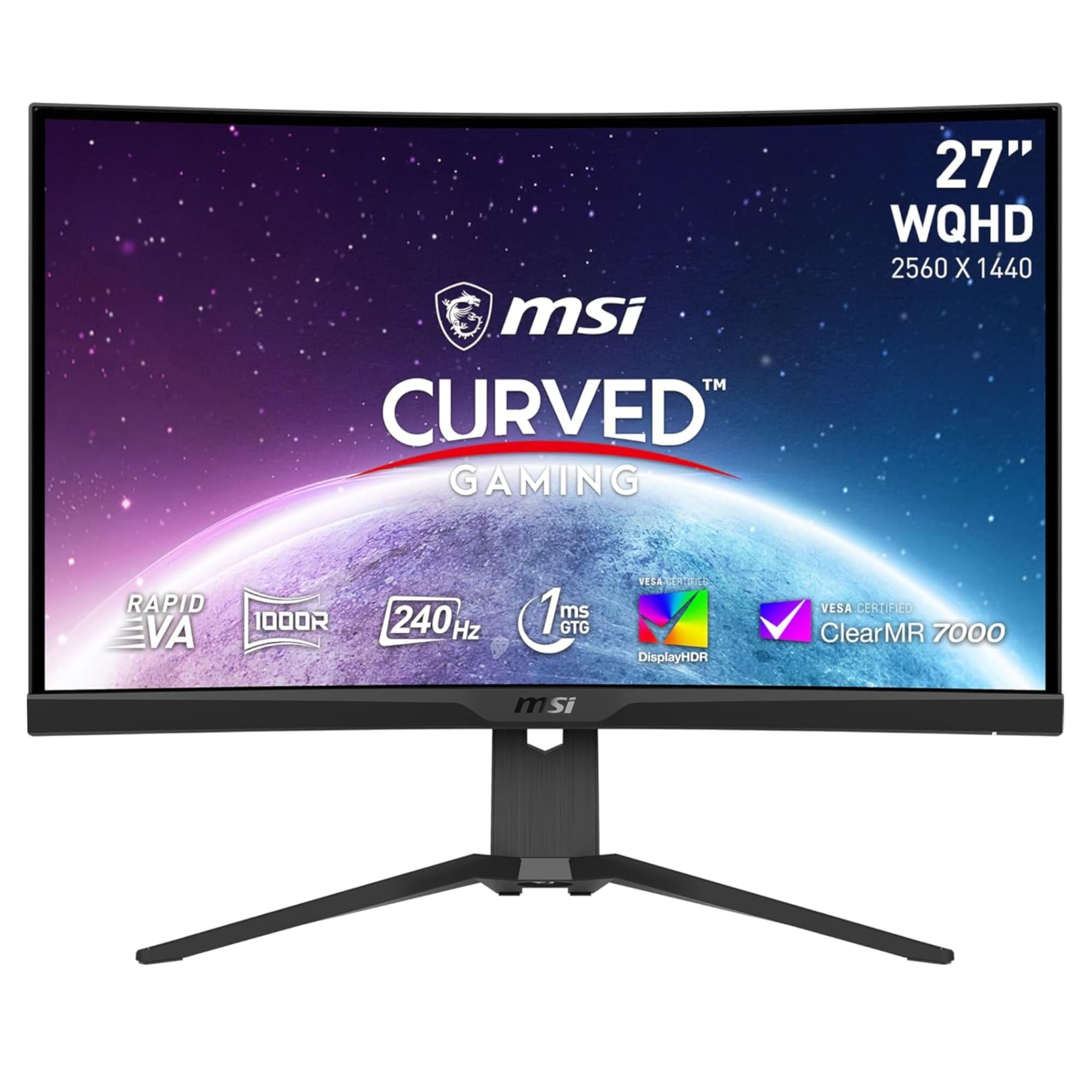MSI - Monitor PC Gaming curvo 68,5cm (27") MSI MPG 275CQRXF, 240 Hz, WQHD.