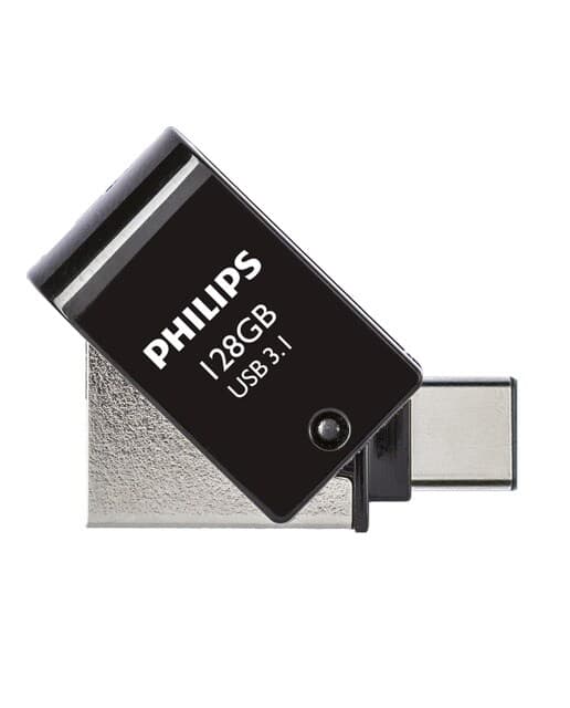 Philips - Pendrive Philips USB Dual 128GB USB 3.1 - USB-C.