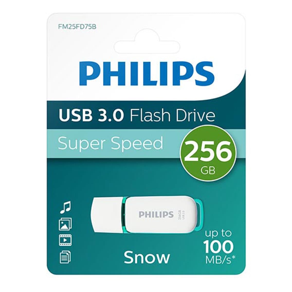 Philips - Pendrive Philips Snow Edition 256 GB USB 3.0.
