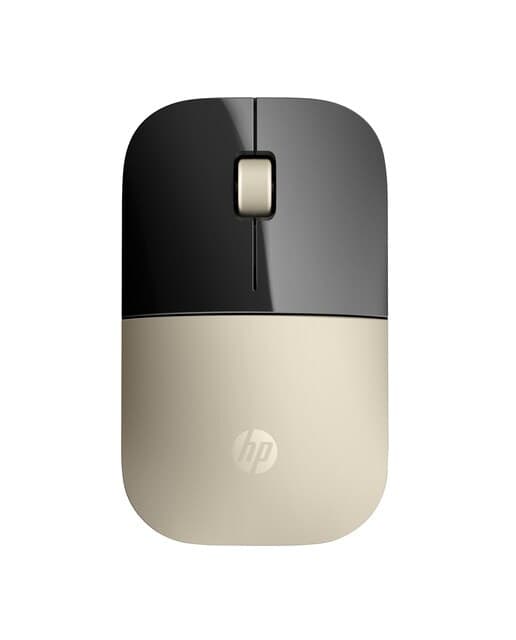 HP - Ratón inalámbrico HP Z3700 dorado.
