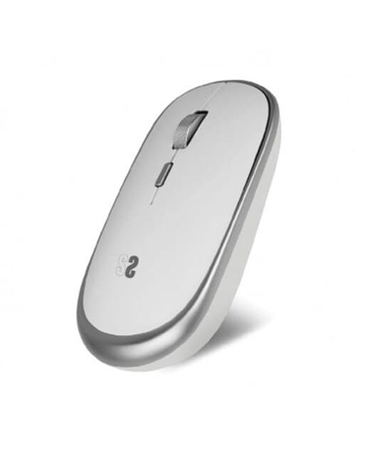 SUBBLIM - Ratón óptico inalámbrico Subblim Mini Mouse Plata.