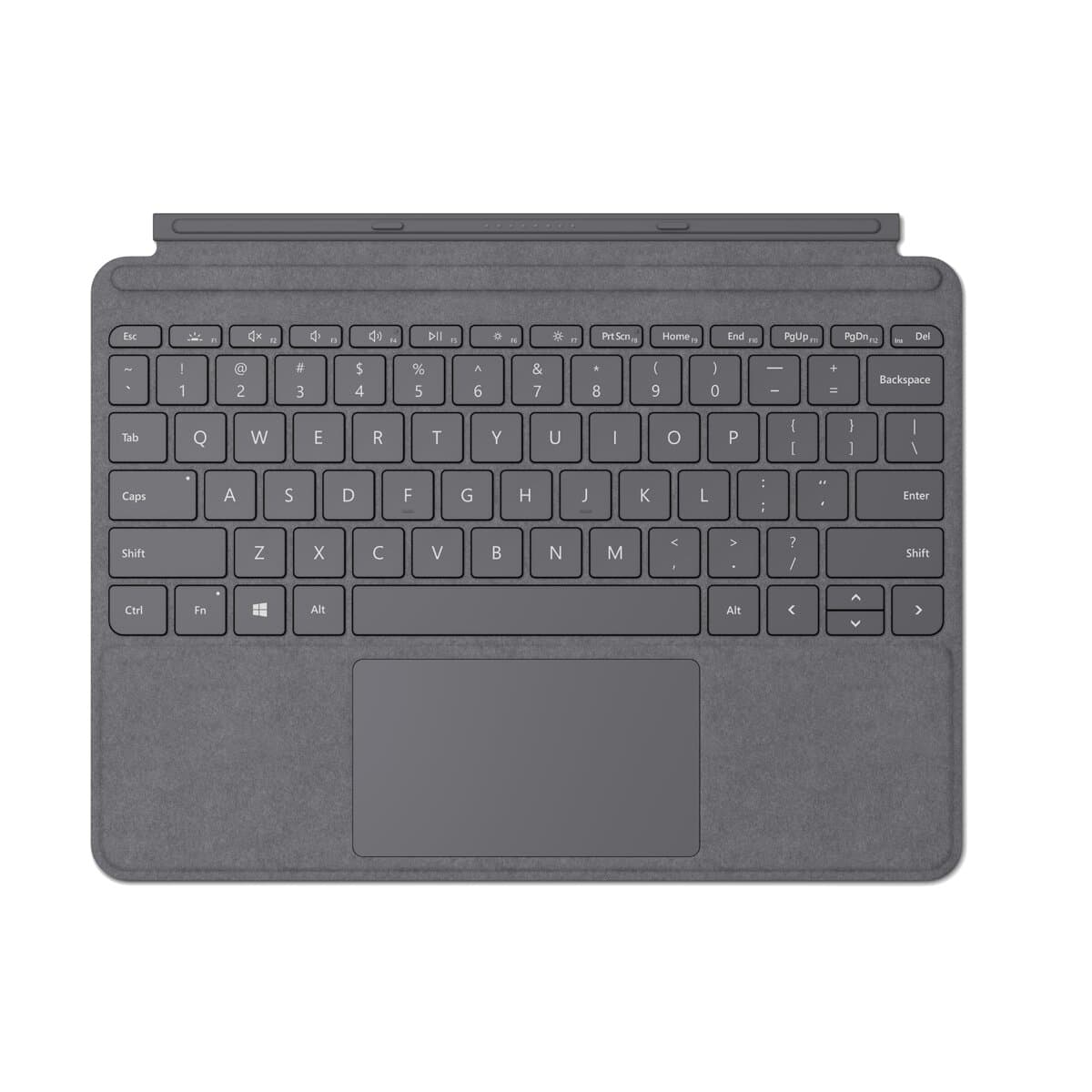 Microsoft - Funda gris con Teclado Microsoft Type Cover Signature para Surface Go - Go 2.