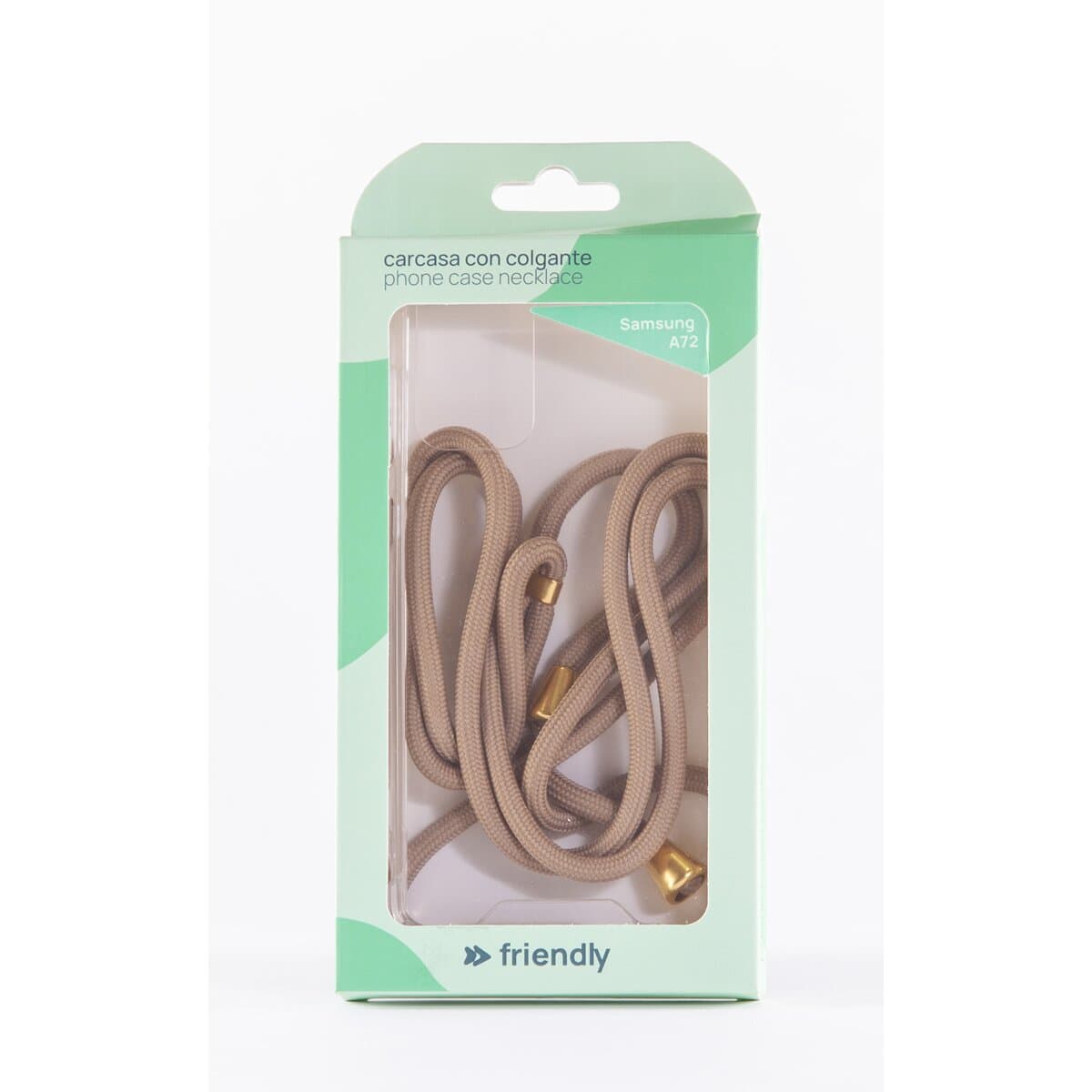 Friendly License - Carcasa colgador Friendly License Arena para para Samsung A72 FR.