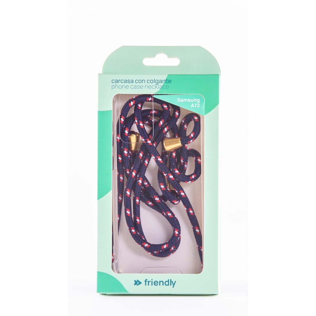 Friendly License - Carcasa colgador Friendly License Chispas para Samsung A72 FR.