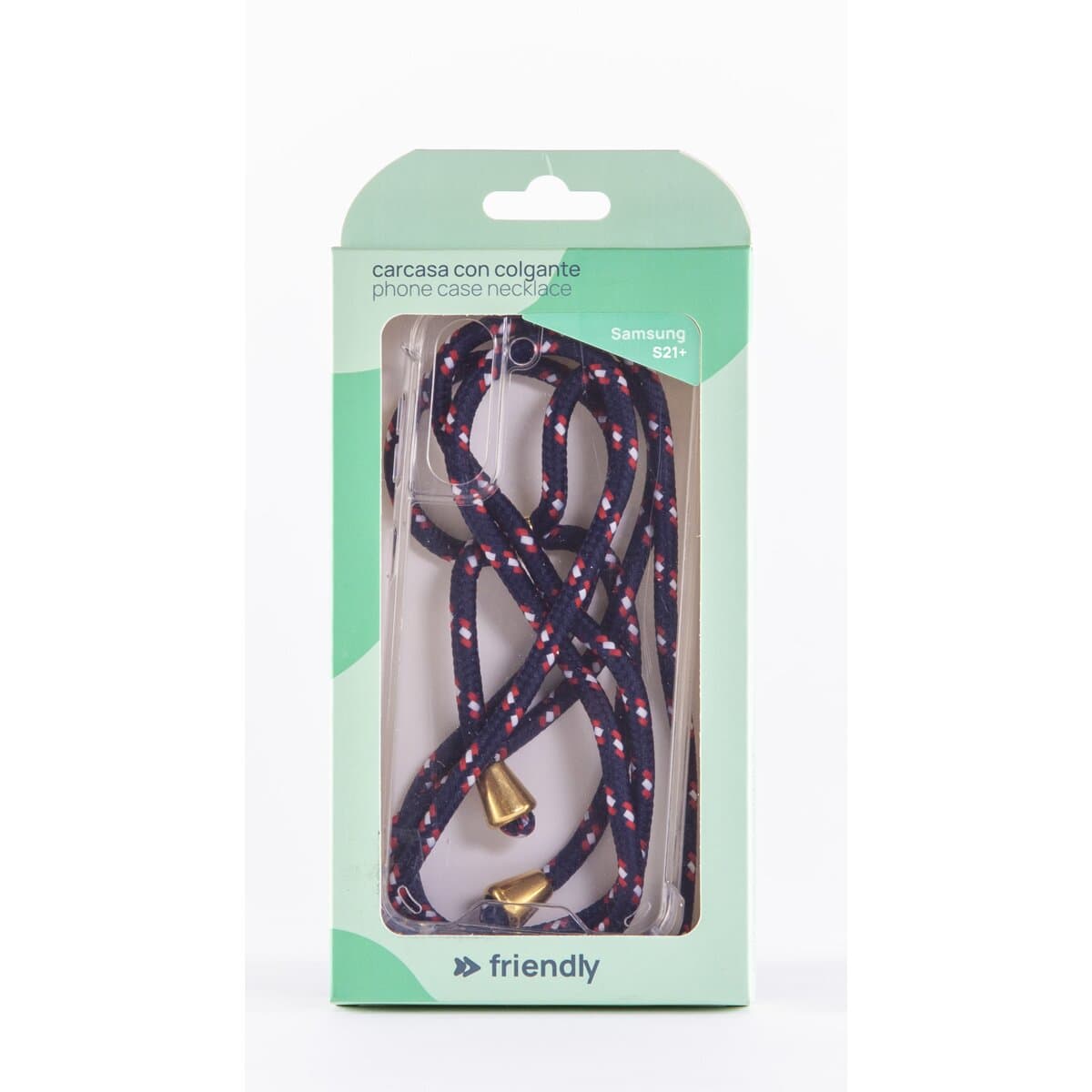 Friendly License - Carcasa colgador Friendly License Chispas para Samsung S21+ FR.
