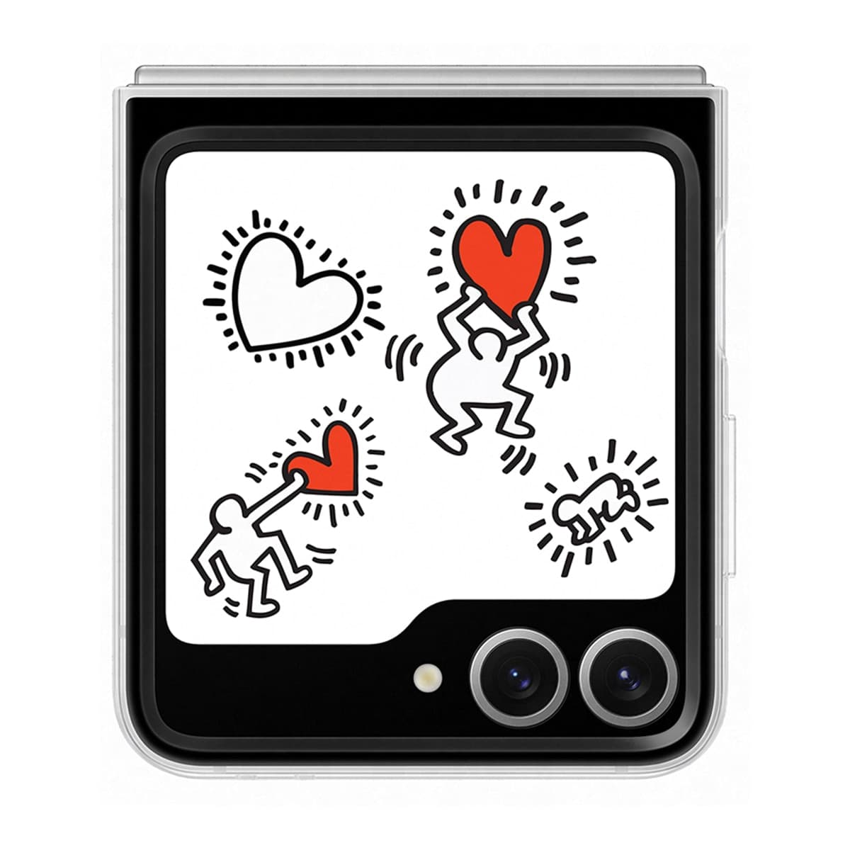 Samsung - Funda Samsung Flipsuit blanca para Galaxy Z Flip6 - Z Flip7 FE.
