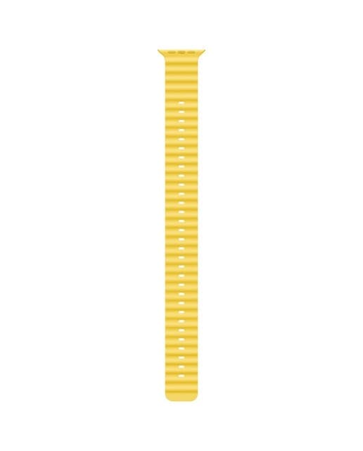 Apple - Extensión para correa Apple Ocean amarilla para AppleWatch de 49 mm.