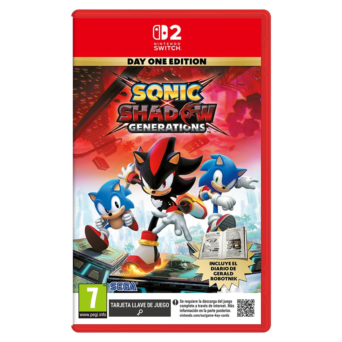 Sonic X Shadows Generations Nintendo Switch 2.