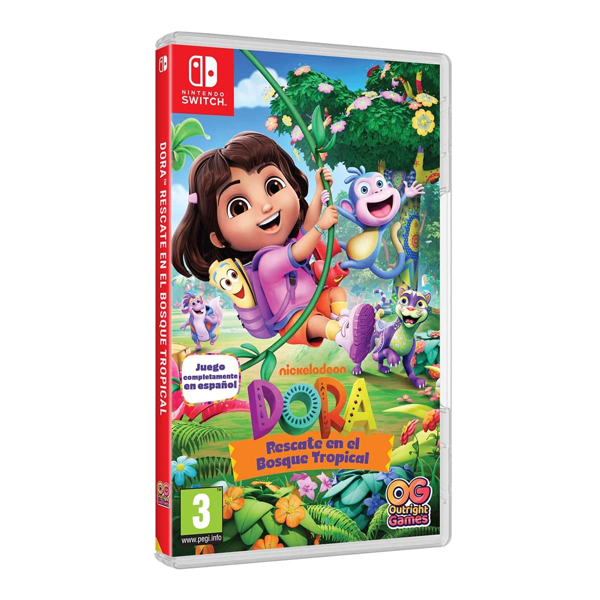 Dora Rescate en el Bosque Tropical Nintendo Switch.
