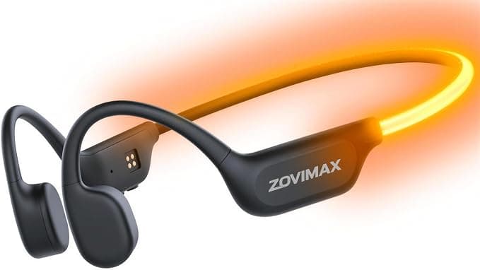 ZOVIMAX Auriculares Conducción Ósea Bluetooth 6.0 Oreja Abierta