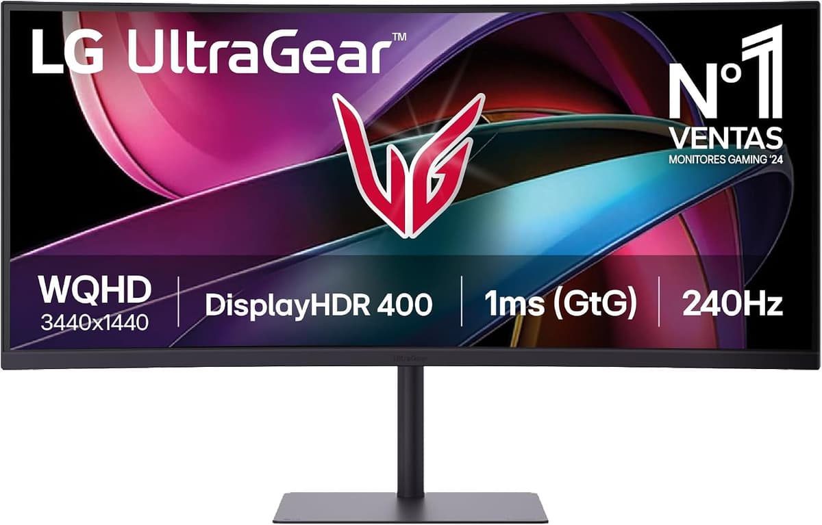 LG UltraGear 34G630A-B Monitor Curvo 240Hz